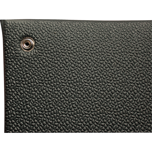 Tapis Comfort-King antistatique, 3' la x 60' lo x 3/8" &eacute;p, Rugueux, Gris Dufferin Supply