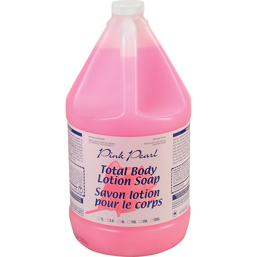 Pink Pearl Total Body Lotion Soap, Liquid, 4 L, Scented Dufferin Supply