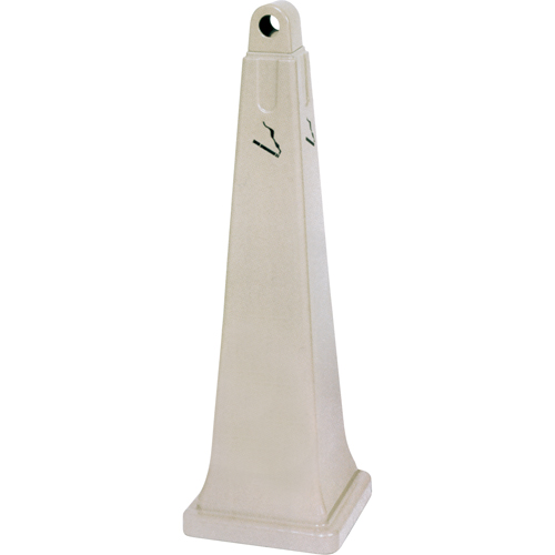 Groundskeeper Cigarette Waste Collectors, Free-Standing, Plastic, 1 US gal. Capacity, 39-3/4" Height Dufferin Supply