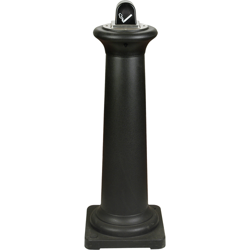 Groundskeeper Tuscan Cigarette Waste Collector, Free-Standing, Metal, 1 US gal. Capacity, 38-1/2" Height Dufferin Supply