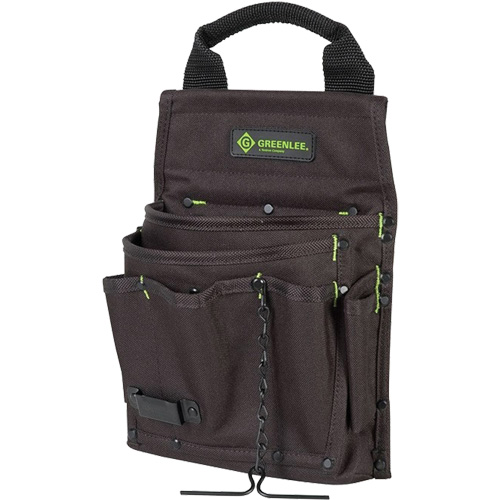 Tool Bag, Nylon, 7 Pockets, Black Dufferin Supply