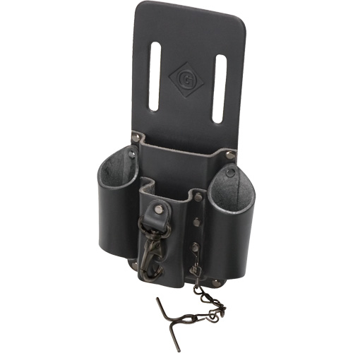Poche pour ceinture porte-outils, Porte-outil multiple, Cuir, 4 Poches Dufferin Supply