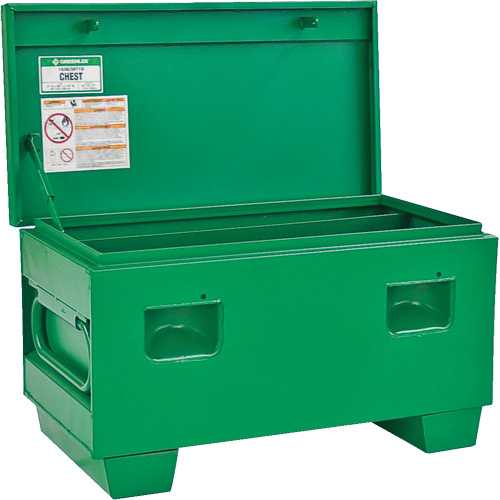 Chest Box, 36" W x 19" D x 17" H, Green Dufferin Supply