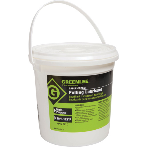 Lubrifiant en cr&egrave;me pour tirage de c&acirc;ble, Seau Dufferin Supply