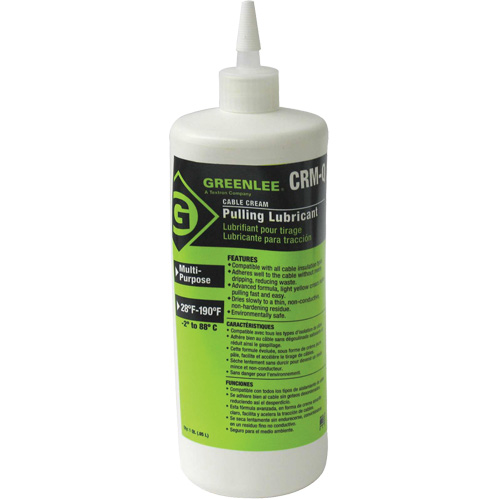 Cable Cream Pulling Lubricant, Squeeze Bottle Dufferin Supply