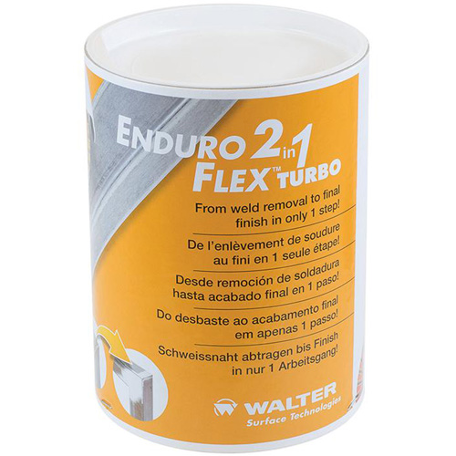 ENDURO-FLEX 2-IN-1 Turbo Finishing Disc, 5" x 5/8"-11, Type 27, Fine Grit, Aluminum Oxide Dufferin Supply