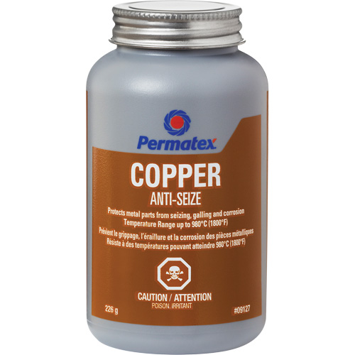 Copper Anti-Seize, 227 g, Brush Top Can, 1800°F (982°C) Max Temp. Dufferin Supply