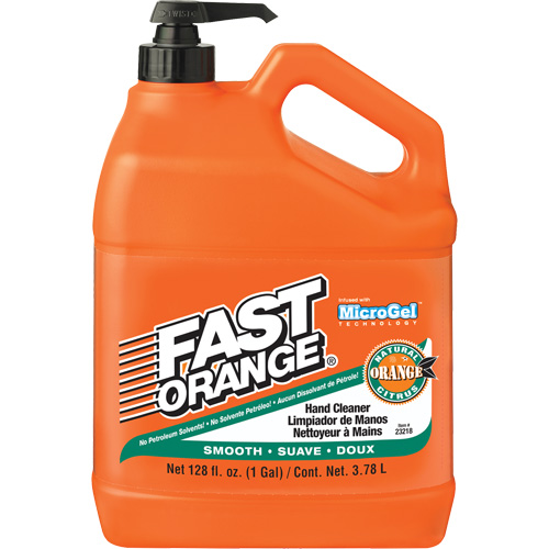 Hand Cleaner, Lotion, 3.78 L, Pump Bottle, Orange Dufferin Supply