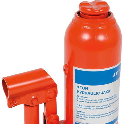 JHJ-8 Crics &agrave; bouteille pour usage tr&egrave;s intensif, 8 tonne(s), 15-3/8" Hauteur &eacute;lev&eacute;e Dufferin Supply