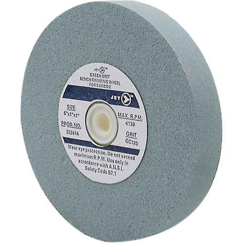 Bench Grinding Wheel, 8" x 1", 1" Arbor, Silicon Carbide Dufferin Supply