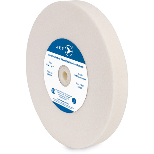 WA810F Bench Grinding Wheel, 8" x 1", 1" Arbor, Aluminum Oxide Dufferin Supply