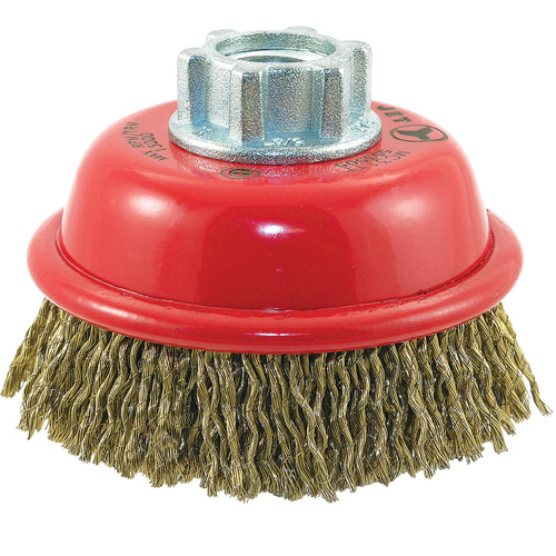 Brosse-boisseau &agrave; fils ondul&eacute;s MAXI-CRIMPED de premi&egrave;re qualit&eacute; Dufferin Supply