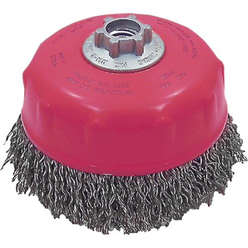 Brosse-boisseau &agrave; fils ondul&eacute;s MAXI-CRIMPED de premi&egrave;re qualit&eacute; Dufferin Supply