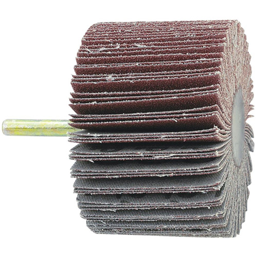 Disque &agrave; lamelles mont&eacute; sur mandrin, Grain 60, 1-1/2" x 1/4" Dufferin Supply
