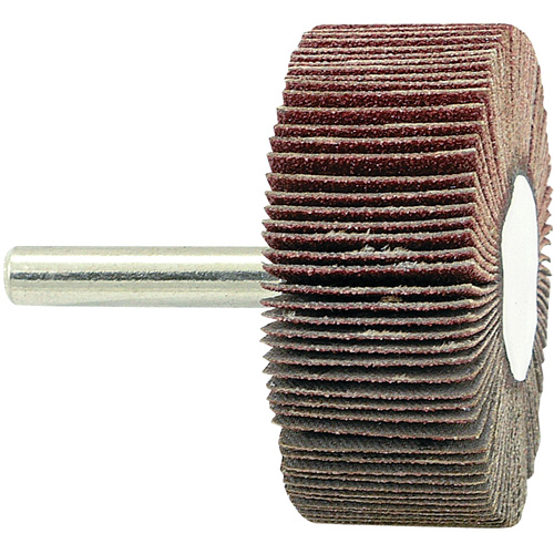 Disque &agrave; lamelles mont&eacute; sur mandrin, Grain 80, 2" x 3/4" x 1/4" Dufferin Supply