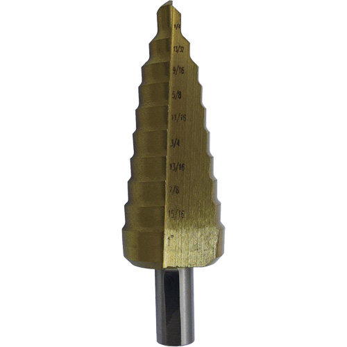 Foret &eacute;tag&eacute; M35 de premi&egrave;re qualit&eacute; JET-KUT Super, 3/16" - 1/2", Incr&eacute;ments de 1/16", Acier rapide Dufferin Supply