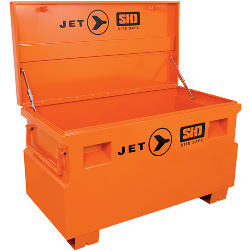 JSB-4824 Coffre &agrave; outils robuste pour le chantier, 48-1/8" x 24-1/8" x 28-3/8", Acier, Orange Dufferin Supply