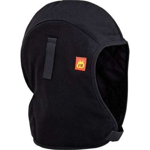 564A Doublure matelass&eacute;e FR pour casque, Noir, Coton Dufferin Supply