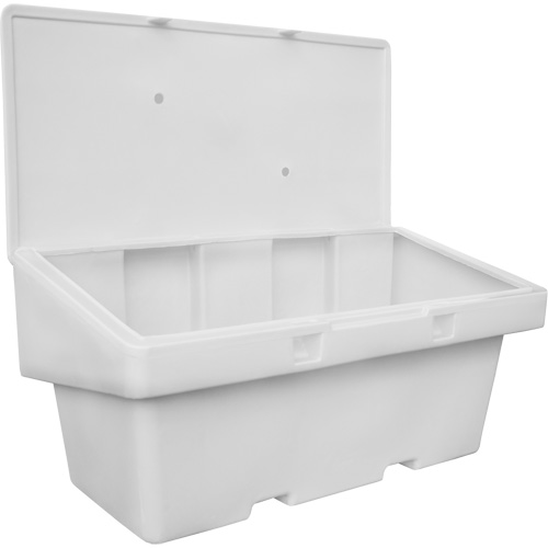 Contenants pour sel & sable SOS, Avec Moraillon, 72" x 36" x 36", 36 pi³, Gris Dufferin Supply