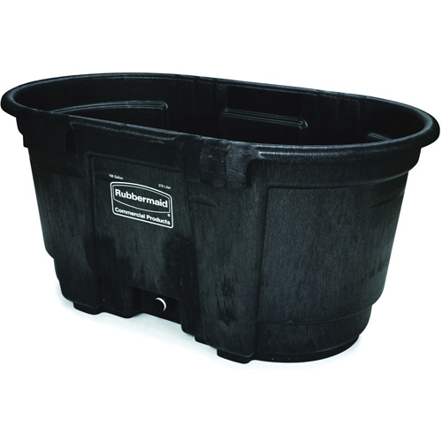 R&eacute;servoir de stockage, 31" p x 53" la x 25-1/8" h, Capacit&eacute; 800 lb, Noir Dufferin Supply