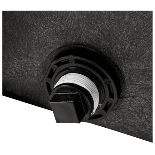 R&eacute;servoir de stockage, 39" p x 58" la x 25" h, Capacit&eacute; 1200 lb, Noir Dufferin Supply