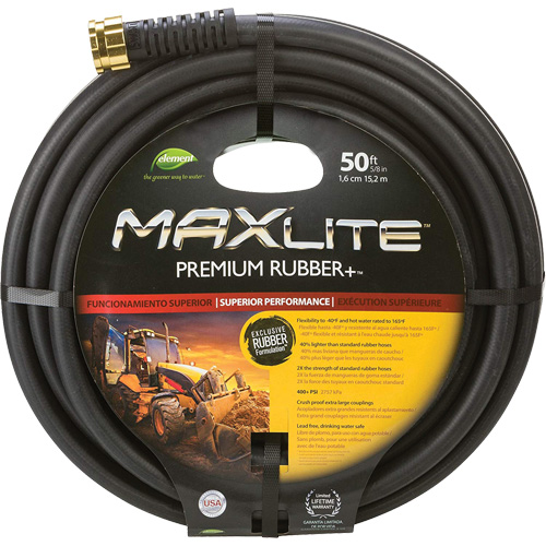 Boyaux pour usage commercial, Caoutchouc, 5/8" dia x 50' Dufferin Supply