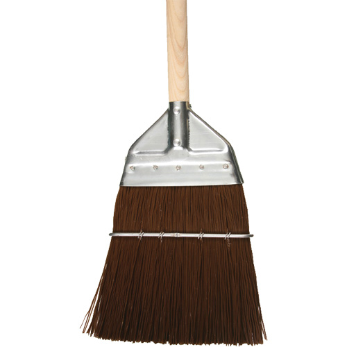 Railway & Track Broom, Wood Handle, Polypropylene Bristles, 56" L Dufferin Supply