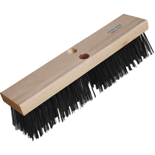 Road Warrior Extra Heavy-Duty Push Broom, 16", X-Coarse, Wire Bristles Dufferin Supply