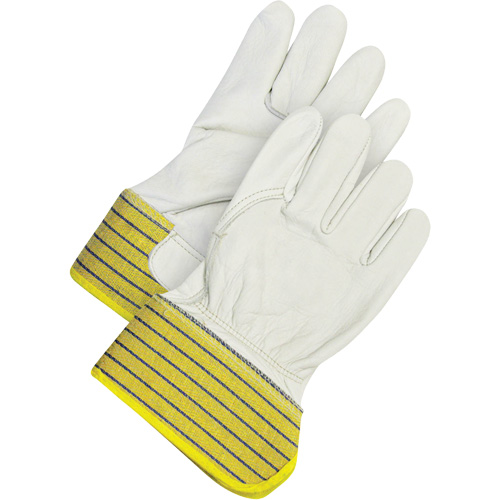 Gants d'ajusteur classiques, Grand, Paume en Cuir fleur de vache, Doublure en Molleton Dufferin Supply