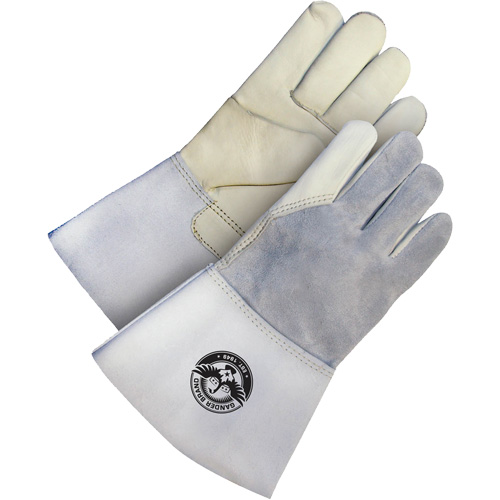 Gander Brand Utility Grain Leather Welder Gloves, Grain Cowhide, Size Large Dufferin Supply
