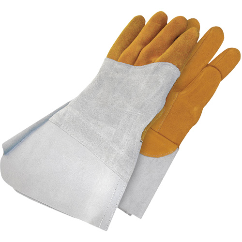 Gander Brand Reverse Grain TIG Welder Gloves, Grain Deerskin, Size 10 Dufferin Supply