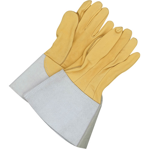 Gants de soudage &agrave; l'arc TIG en cuir de daim retourn&eacute; Gander Brand, Cuir fleur de daim, Taille 9 Dufferin Supply
