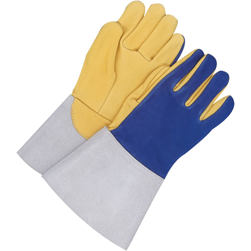 Gants pour soudeur TIG avec poignet de 5,5", Cuir fleur de daim, Taille 10 Dufferin Supply