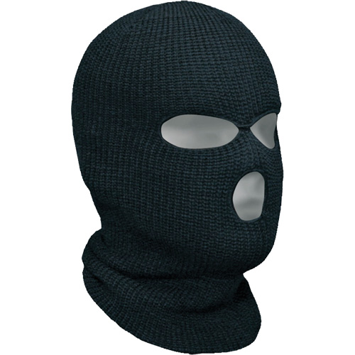 Classic 3-Hole Balaclava, Acrylic, Black Dufferin Supply