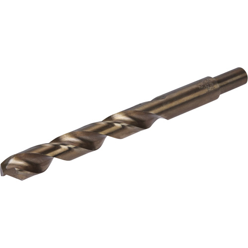 Foret court &agrave; usage intensif, Acier rapide au cobalt, 1/2", 6" lo, 1-1/2" Cannelure, 135° Angle Dufferin Supply