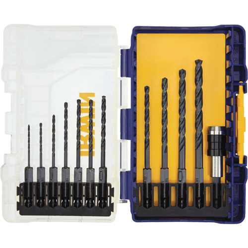 Jobber Length Drill Bit Set, 12 Pieces, High Speed Steel Dufferin Supply