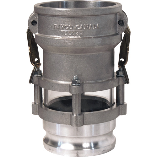 Coupleur &agrave; cannelure et came de conduite avec voyant x adaptateur Dufferin Supply