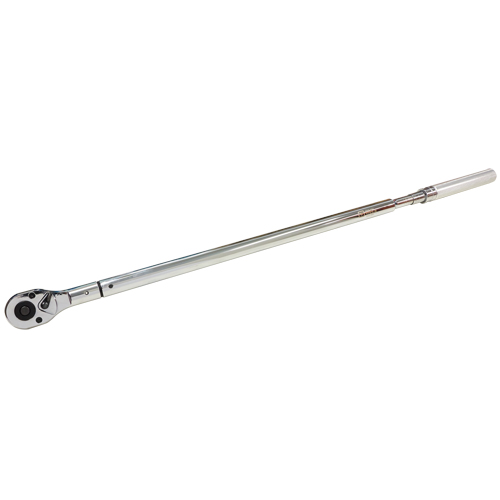 Heavy-Duty Micro-Adjustable Torque Wrench, Click, 3/4" Square Drive, 100 - 600 ft-lbs. Dufferin Supply