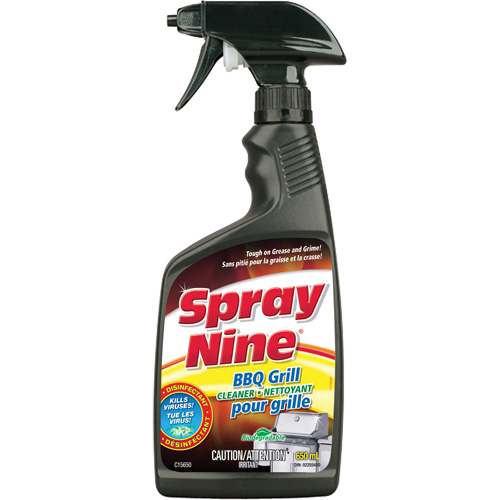 Nettoyant pour grille de BBQ Spray Nine, 650 ml, Bouteille &agrave; g&acirc;chette Dufferin Supply