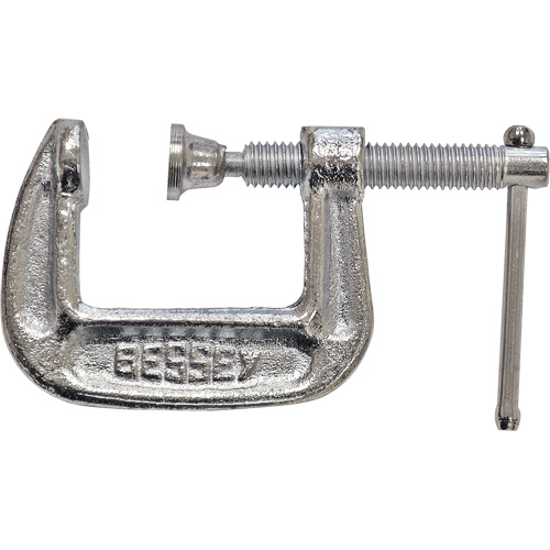 Serre-joint en C de s&eacute;rie l&eacute;g&egrave;re, Capacit&eacute; de 1" (25 mm), Profondeur de gorge de 1" (25 mm) Dufferin Supply
