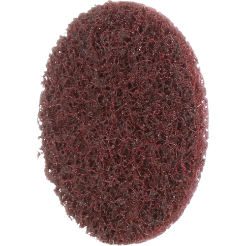Disque de conditionnement de surface SC-DR Roloc Scotch-Brite, 2" dia., Grain Moyen, Oxyde d'aluminium Dufferin Supply
