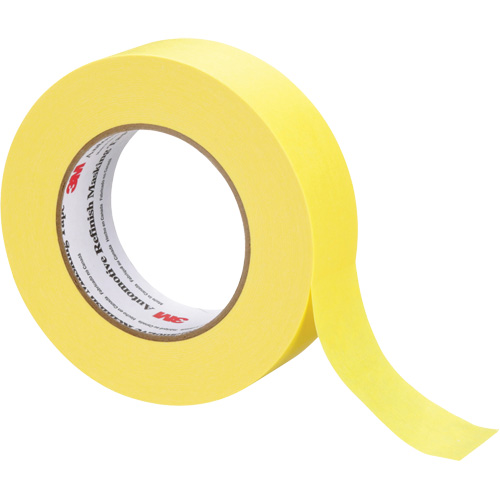 Automotive Refinish Masking Tape 388N, 36 mm (1-1/2") x 55 m (180'), Tan Dufferin Supply