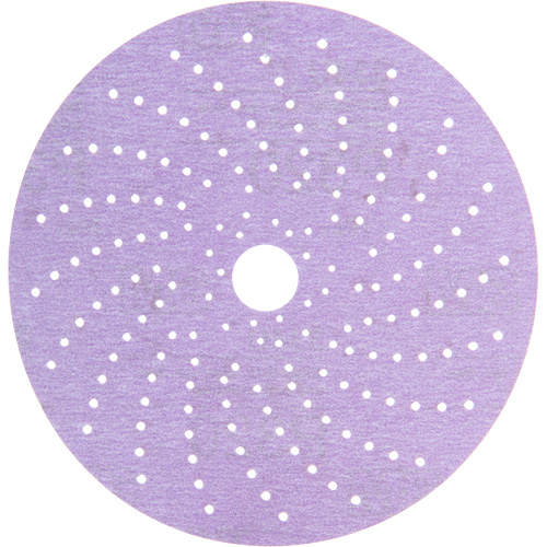 Hookit Purple Clean Sanding Disc, 6" Dia., 320+ Grit, Aluminum Oxide Dufferin Supply