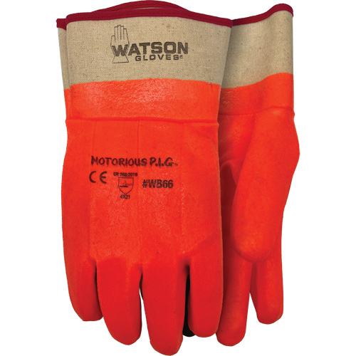 Notorious P.I.G. Gloves, One Size, Nitrile/PVC Coating, Jersey Shell Dufferin Supply