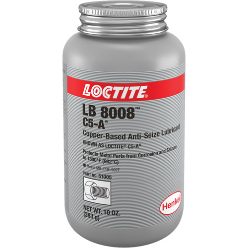 Copper Based Anti-Seize Lubricant, 10 oz., Brush Top Can, 1800°F (982°C) Max Temp. Dufferin Supply