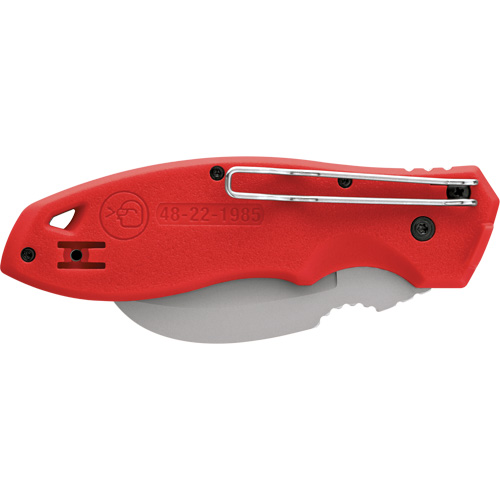 Couteau pliant &agrave; bec courb&eacute; FastBack, 2-1/4" lame, lame en Acier inoxydable, poign&eacute;e en Plastique Dufferin Supply