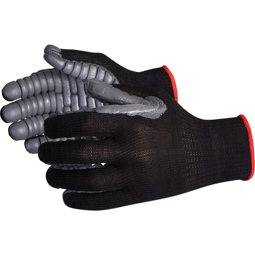 Gants antivibrations &agrave; doigts complets Vibrastop, Taille Grand, Paume Synth&eacute;tique Dufferin Supply