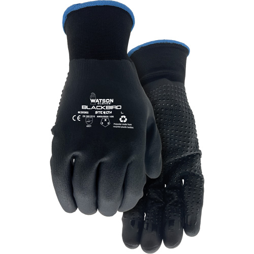 Gants enduits Stealth Blackbird, T-Grand, R&ecirc;vetement Nitrile micromousse, Calibre 15, Enveloppe en Polyester Dufferin Supply