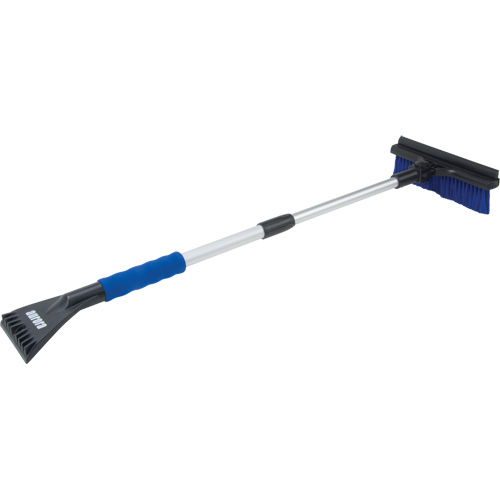 Snow Brush, Telescopic, Polypropylene Blade, 32-1/2" Long, Blue Dufferin Supply