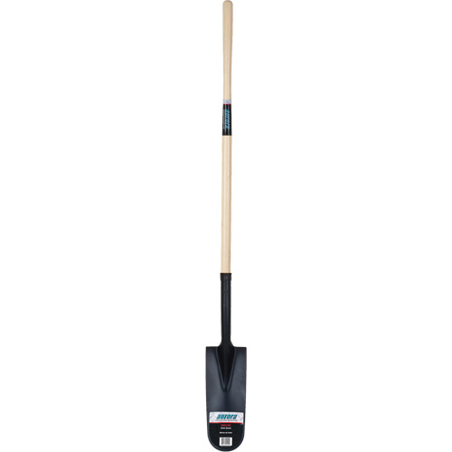 Heavy-Duty Drain Spade, Carbon Steel, 16" x 6" Blade, 45" L, Straight Handle Dufferin Supply